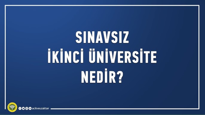 AÖF Sınavsız İkinci Üniversite Kaydı Nasıl Yapılır? Şartları ve Tarihleri Nelerdir?