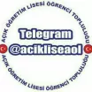 Açık Lise Aol Telegram kanalı